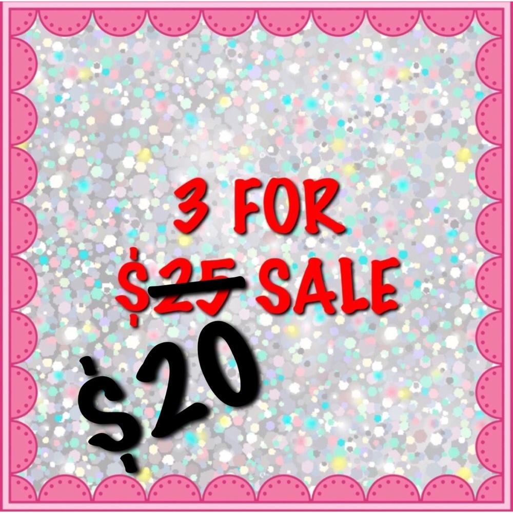 ⭐️ 3 ITEMS FOR $20